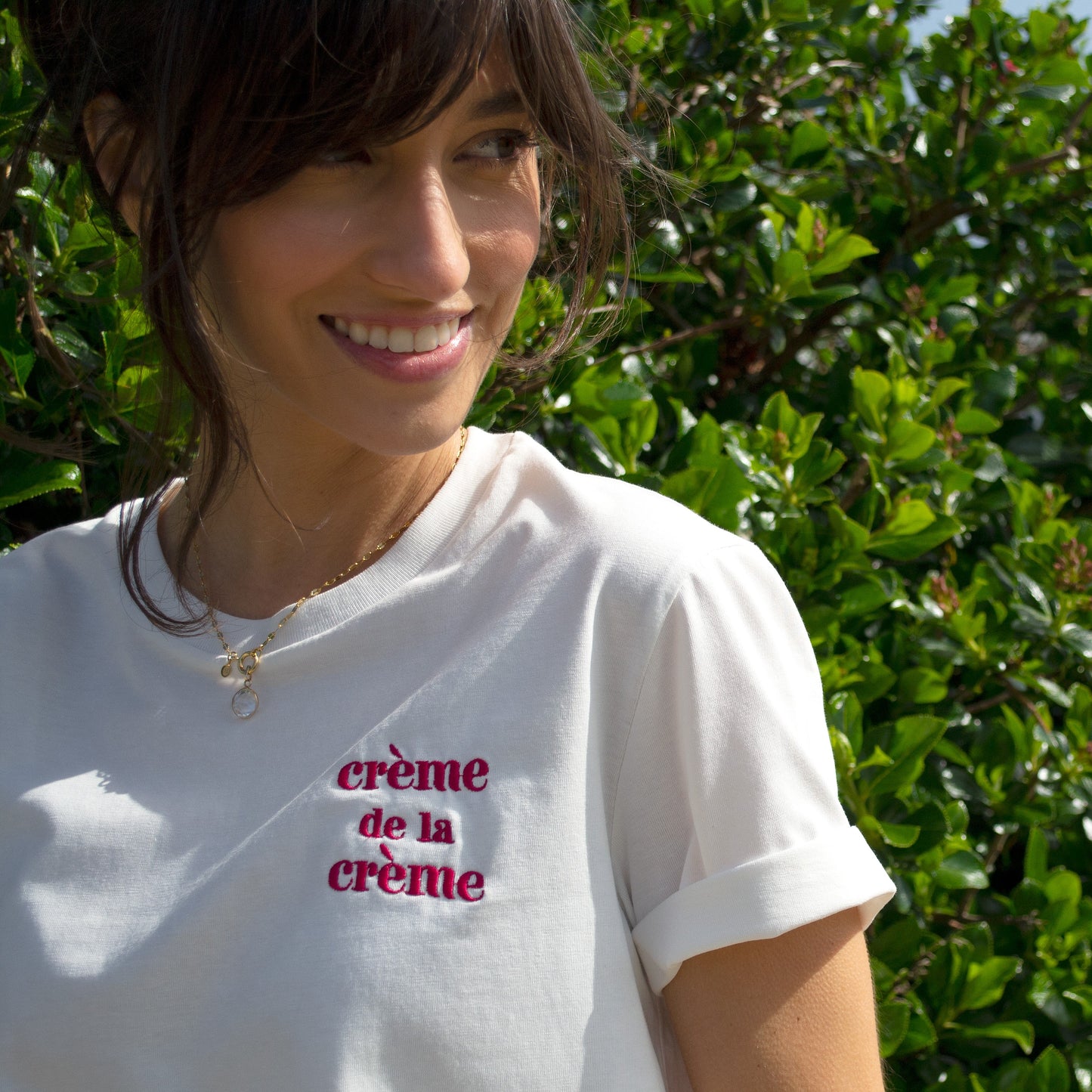 Crème de la crème embroidered T-shirt